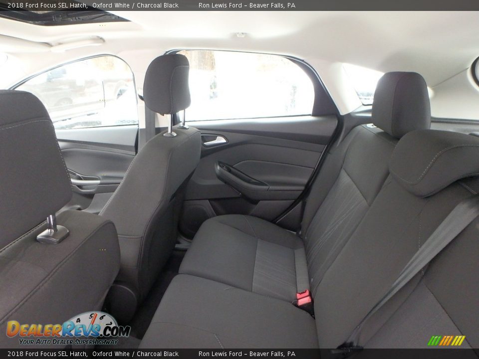 Rear Seat of 2018 Ford Focus SEL Hatch Photo #12