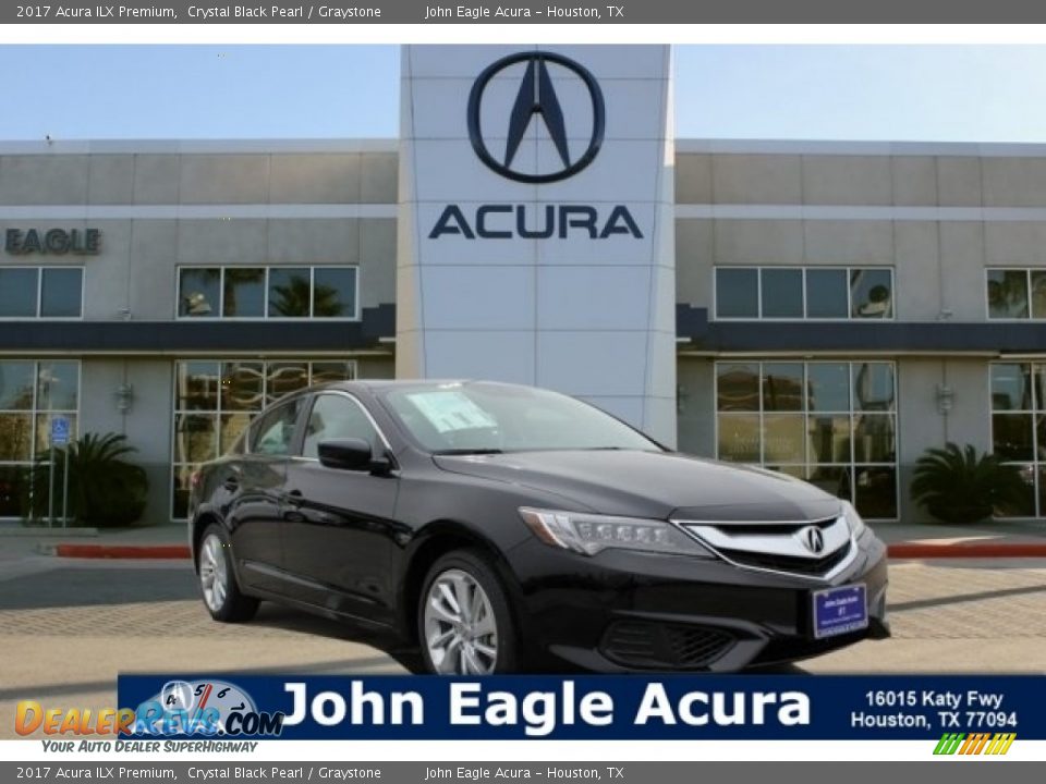 2017 Acura ILX Premium Crystal Black Pearl / Graystone Photo #1