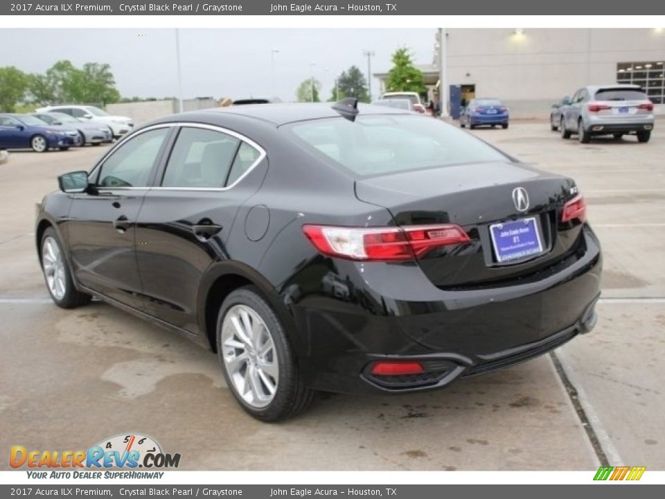 2017 Acura ILX Premium Crystal Black Pearl / Graystone Photo #5