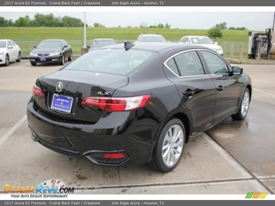 2017 Acura ILX Premium Crystal Black Pearl / Graystone Photo #7