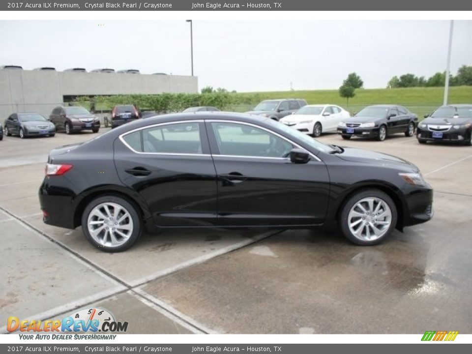 2017 Acura ILX Premium Crystal Black Pearl / Graystone Photo #8