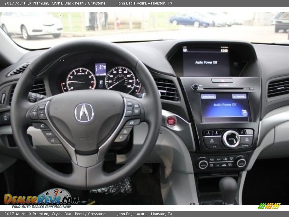 2017 Acura ILX Premium Crystal Black Pearl / Graystone Photo #9