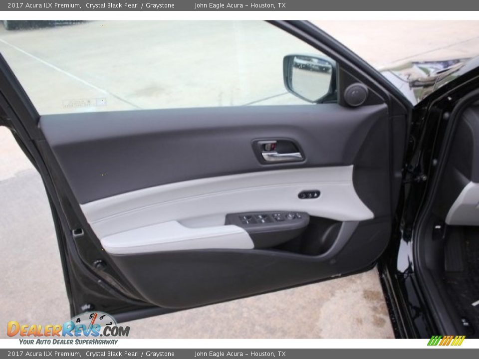2017 Acura ILX Premium Crystal Black Pearl / Graystone Photo #14