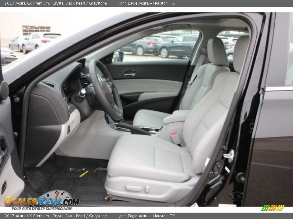 2017 Acura ILX Premium Crystal Black Pearl / Graystone Photo #15