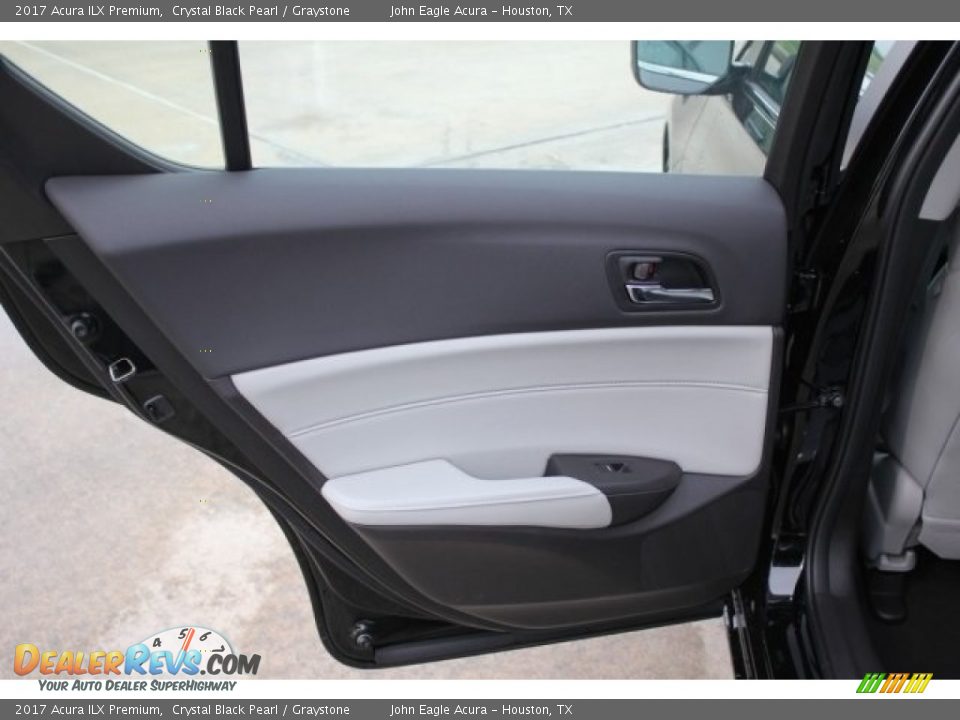 2017 Acura ILX Premium Crystal Black Pearl / Graystone Photo #16