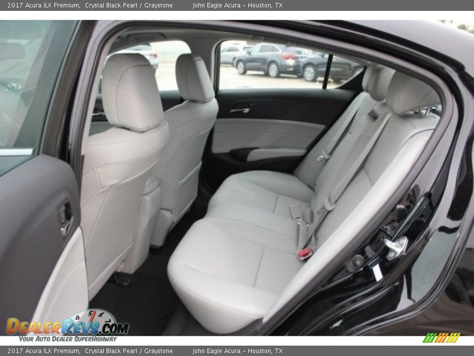 2017 Acura ILX Premium Crystal Black Pearl / Graystone Photo #17