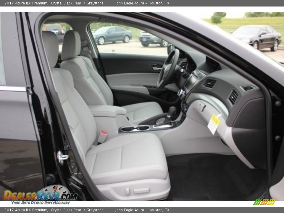 2017 Acura ILX Premium Crystal Black Pearl / Graystone Photo #22