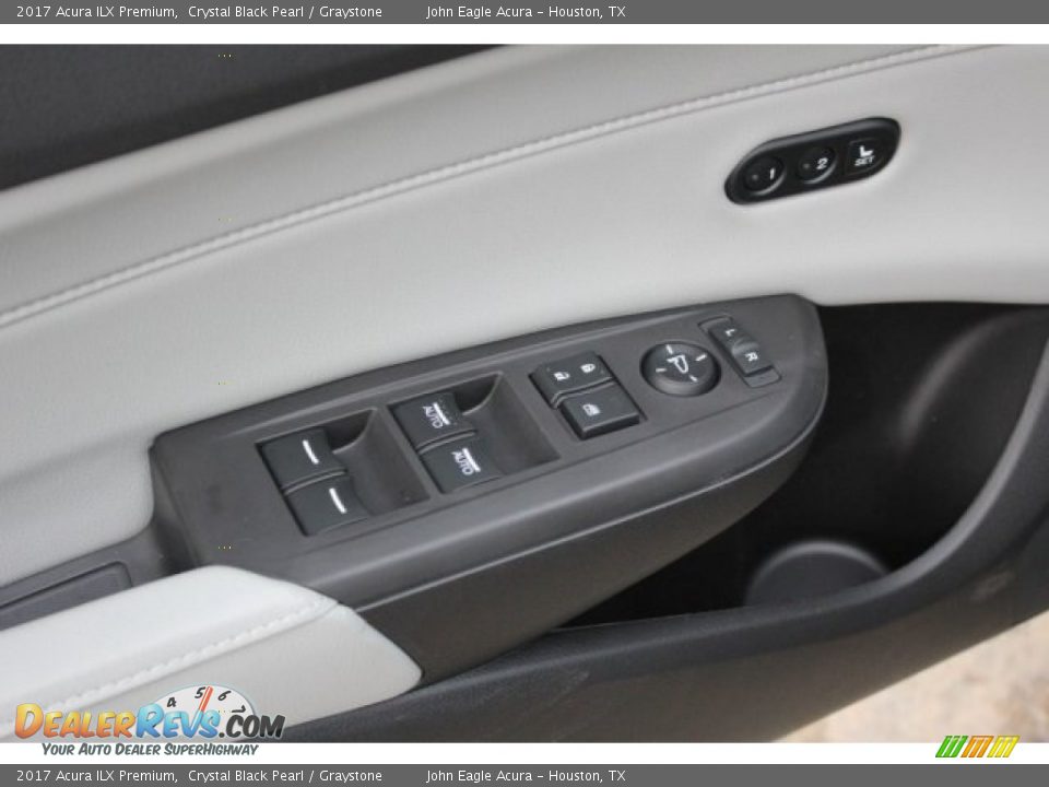 2017 Acura ILX Premium Crystal Black Pearl / Graystone Photo #26