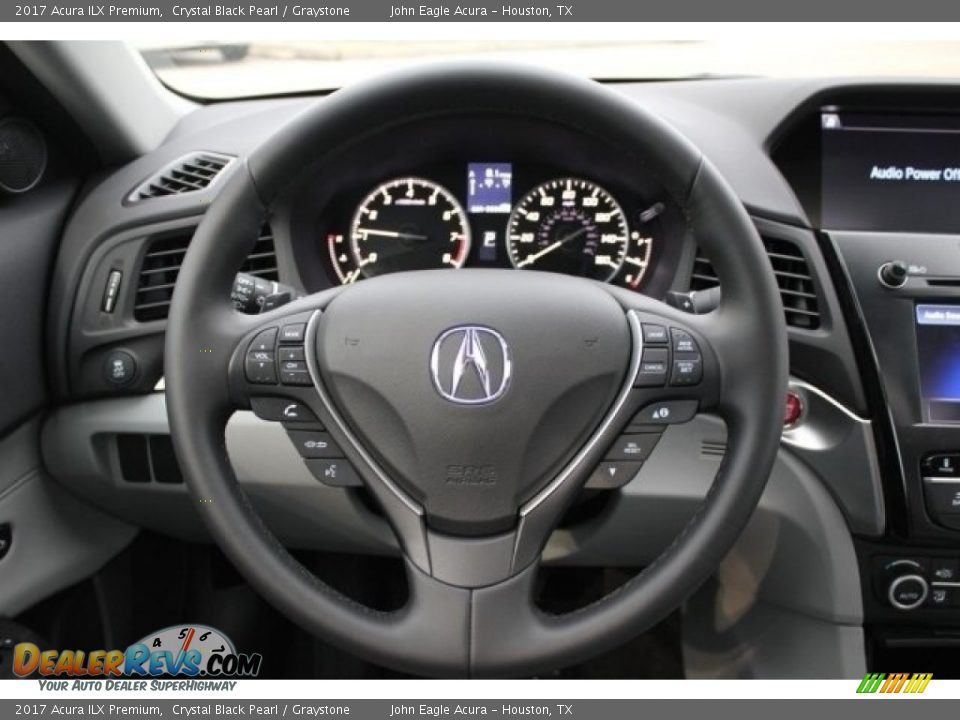 2017 Acura ILX Premium Crystal Black Pearl / Graystone Photo #30