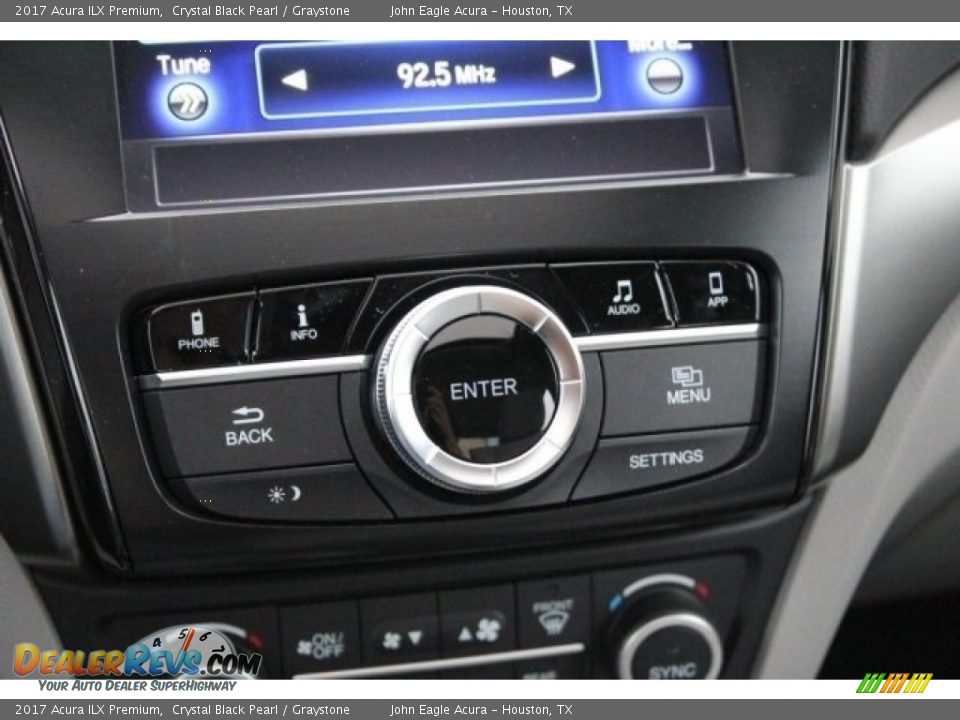 2017 Acura ILX Premium Crystal Black Pearl / Graystone Photo #34