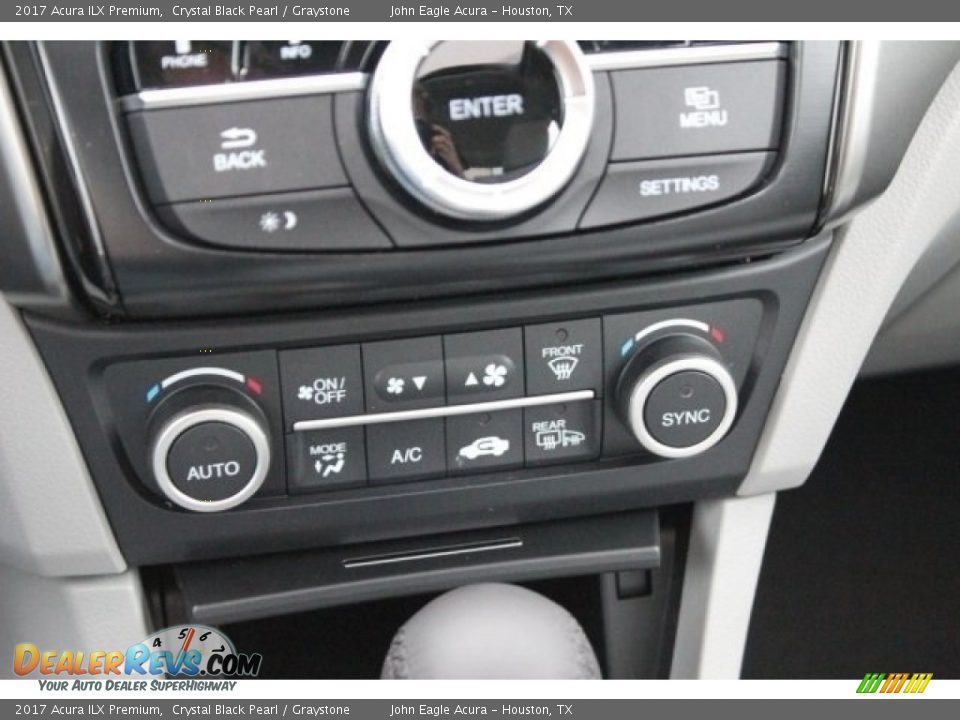 2017 Acura ILX Premium Crystal Black Pearl / Graystone Photo #35
