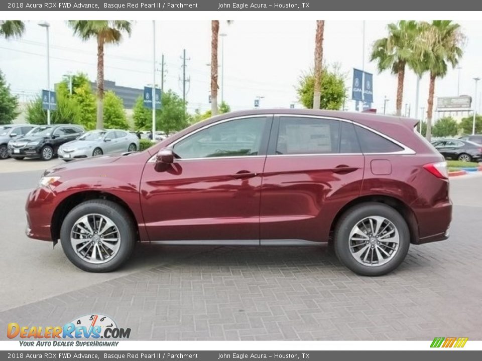 2018 Acura RDX FWD Advance Basque Red Pearl II / Parchment Photo #4