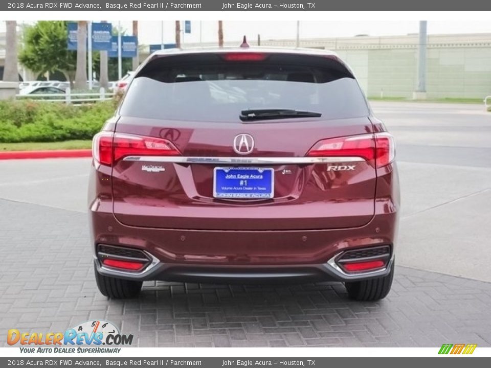 2018 Acura RDX FWD Advance Basque Red Pearl II / Parchment Photo #6