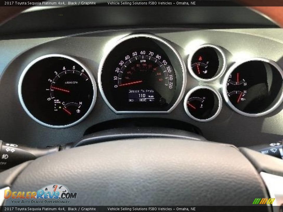 2017 Toyota Sequoia Platinum 4x4 Gauges Photo #5