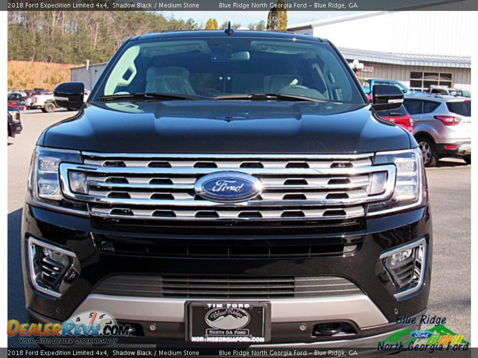 2018 Ford Expedition Limited 4x4 Shadow Black / Medium Stone Photo #8