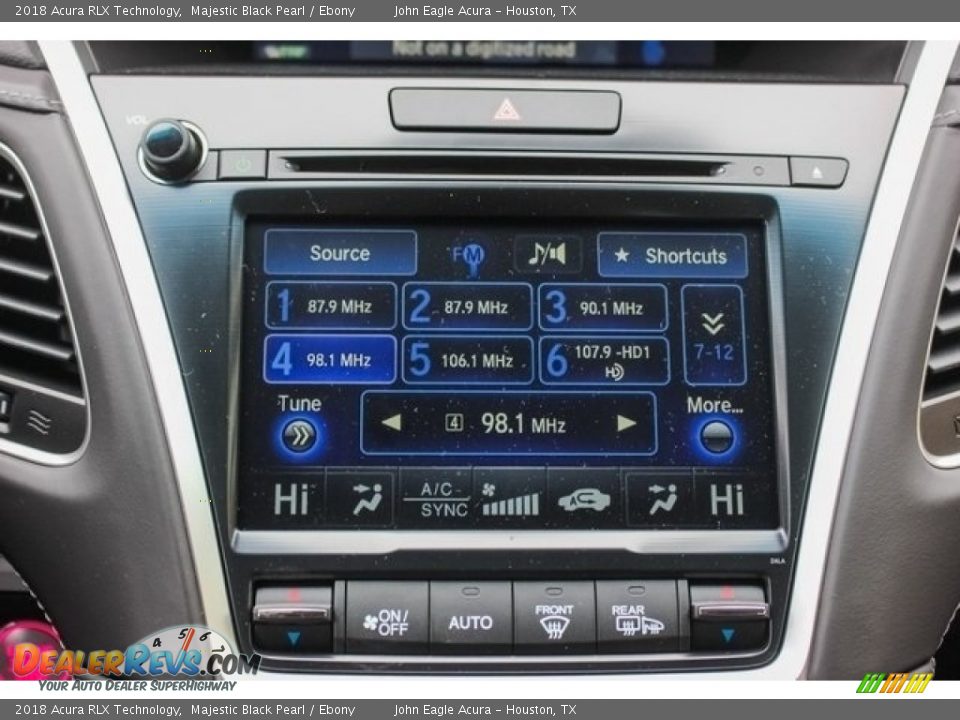 Controls of 2018 Acura RLX Technology Photo #28