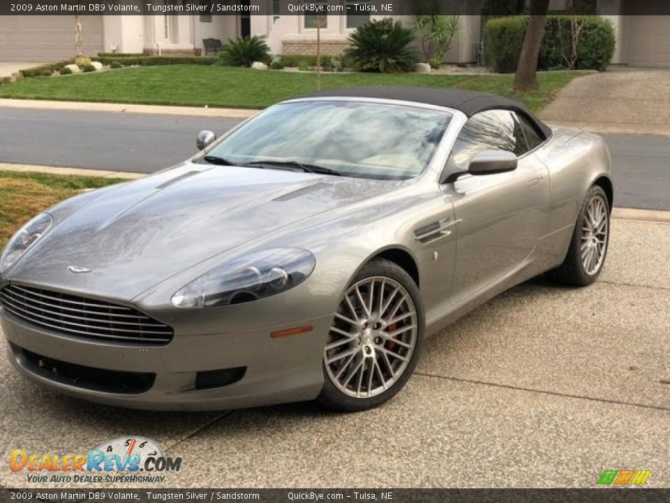 2009 Aston Martin DB9 Volante Tungsten Silver / Sandstorm Photo #2