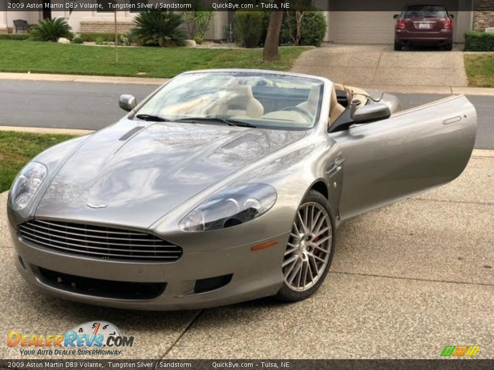 2009 Aston Martin DB9 Volante Tungsten Silver / Sandstorm Photo #3