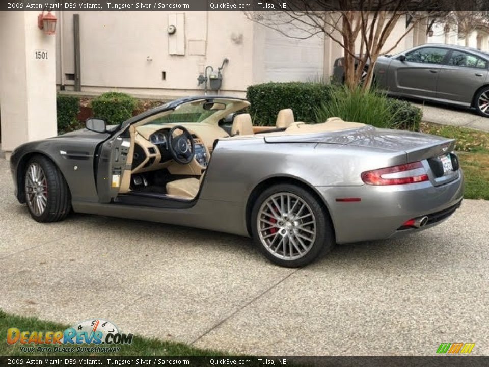 2009 Aston Martin DB9 Volante Tungsten Silver / Sandstorm Photo #4