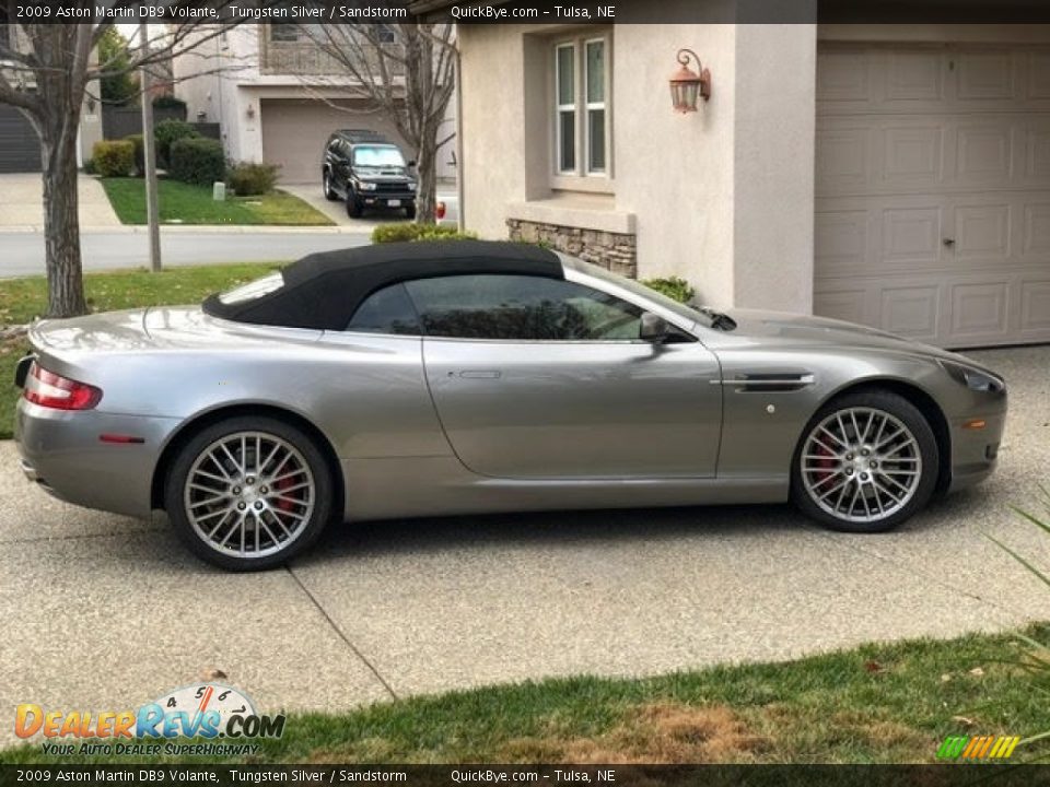 2009 Aston Martin DB9 Volante Tungsten Silver / Sandstorm Photo #5
