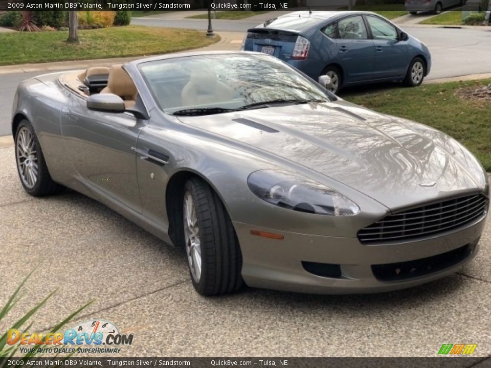 2009 Aston Martin DB9 Volante Tungsten Silver / Sandstorm Photo #7