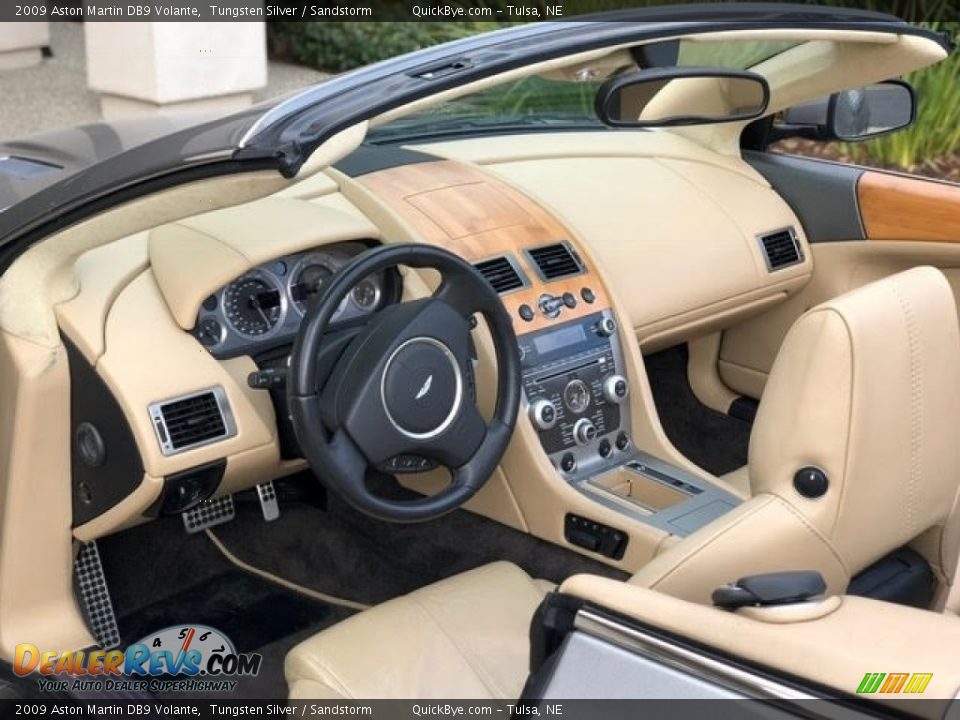 2009 Aston Martin DB9 Volante Tungsten Silver / Sandstorm Photo #8