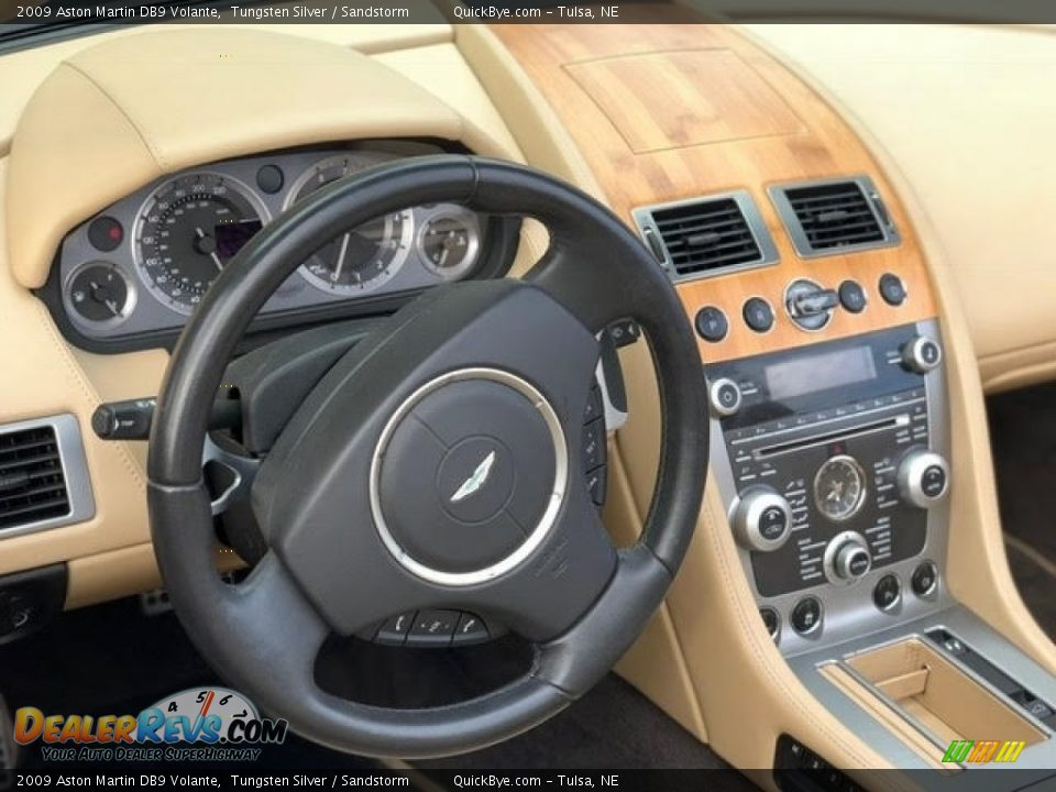 2009 Aston Martin DB9 Volante Tungsten Silver / Sandstorm Photo #9