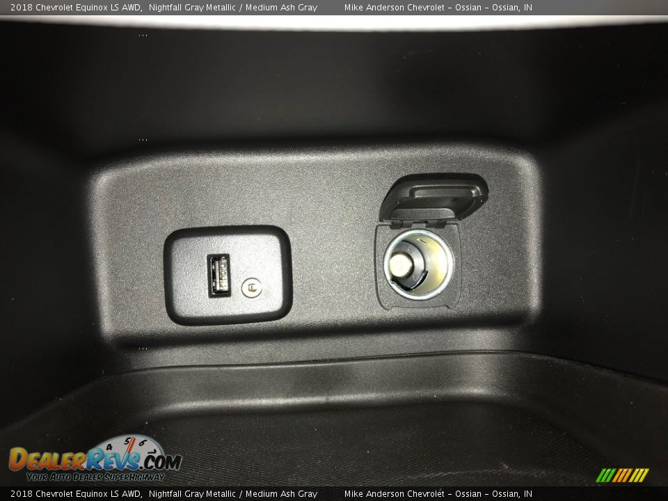 2018 Chevrolet Equinox LS AWD Nightfall Gray Metallic / Medium Ash Gray Photo #22