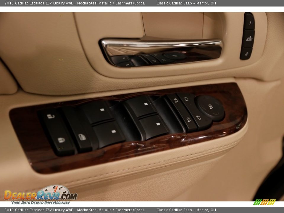 2013 Cadillac Escalade ESV Luxury AWD Mocha Steel Metallic / Cashmere/Cocoa Photo #6