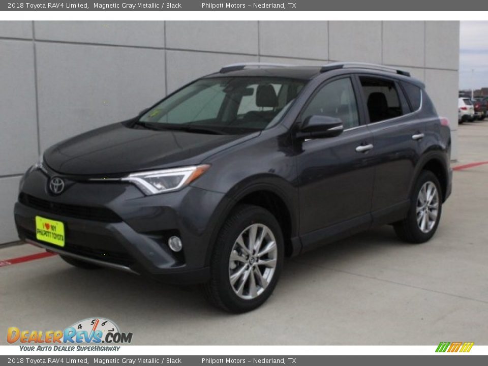 2018 Toyota RAV4 Limited Magnetic Gray Metallic / Black Photo #3