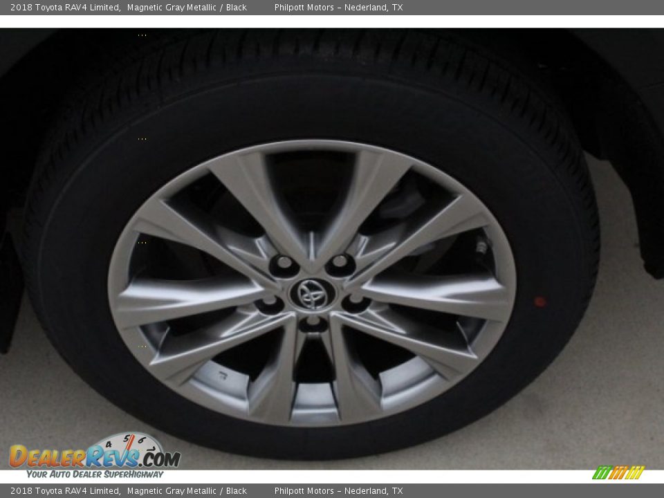 2018 Toyota RAV4 Limited Magnetic Gray Metallic / Black Photo #5