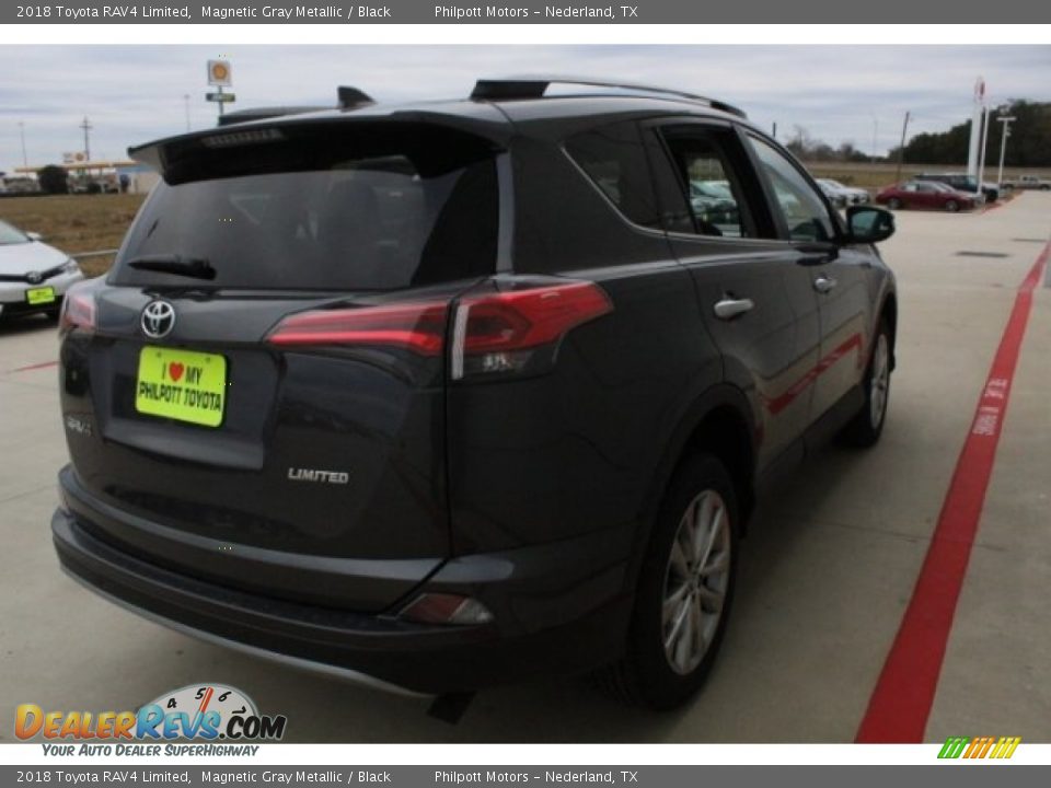 2018 Toyota RAV4 Limited Magnetic Gray Metallic / Black Photo #8