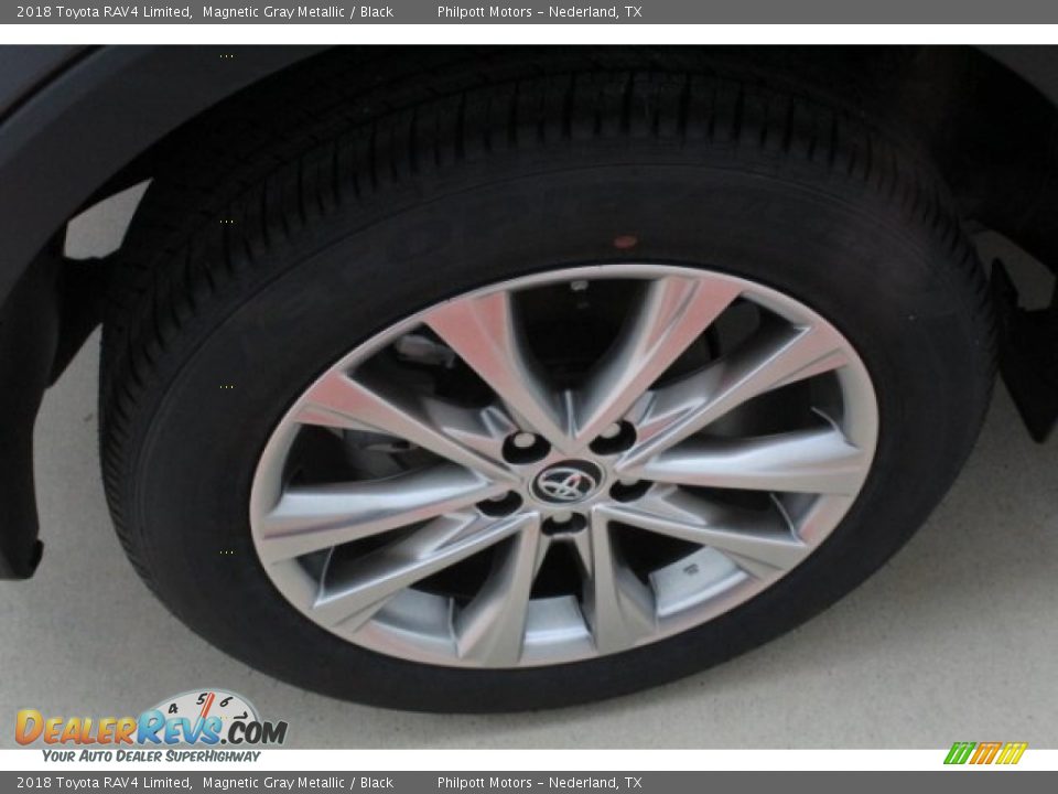 2018 Toyota RAV4 Limited Magnetic Gray Metallic / Black Photo #9