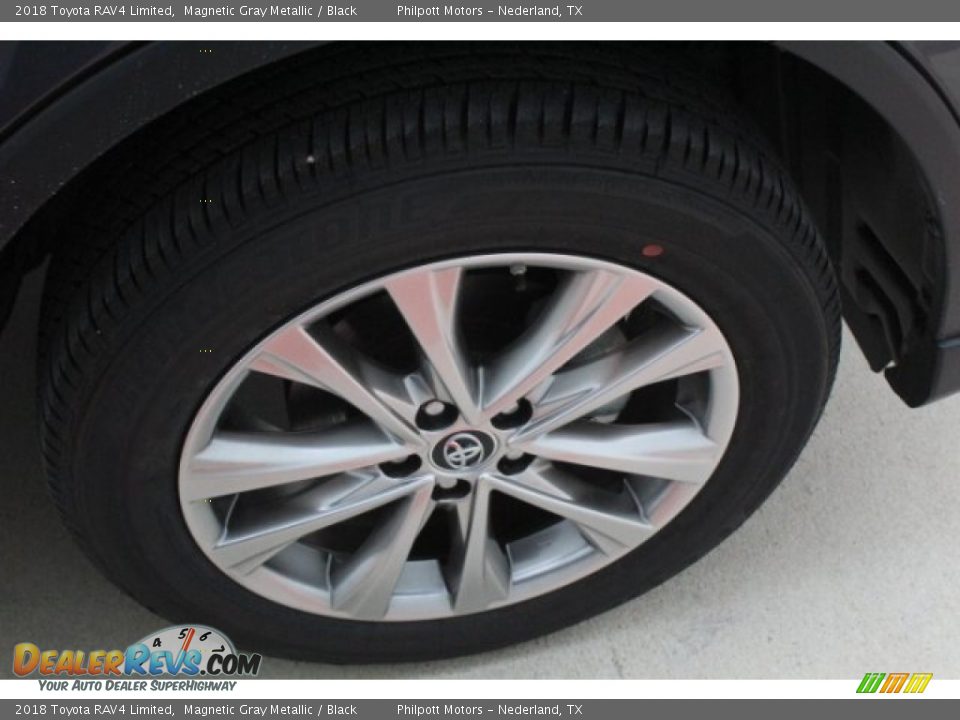 2018 Toyota RAV4 Limited Magnetic Gray Metallic / Black Photo #10