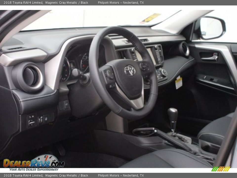 2018 Toyota RAV4 Limited Magnetic Gray Metallic / Black Photo #12