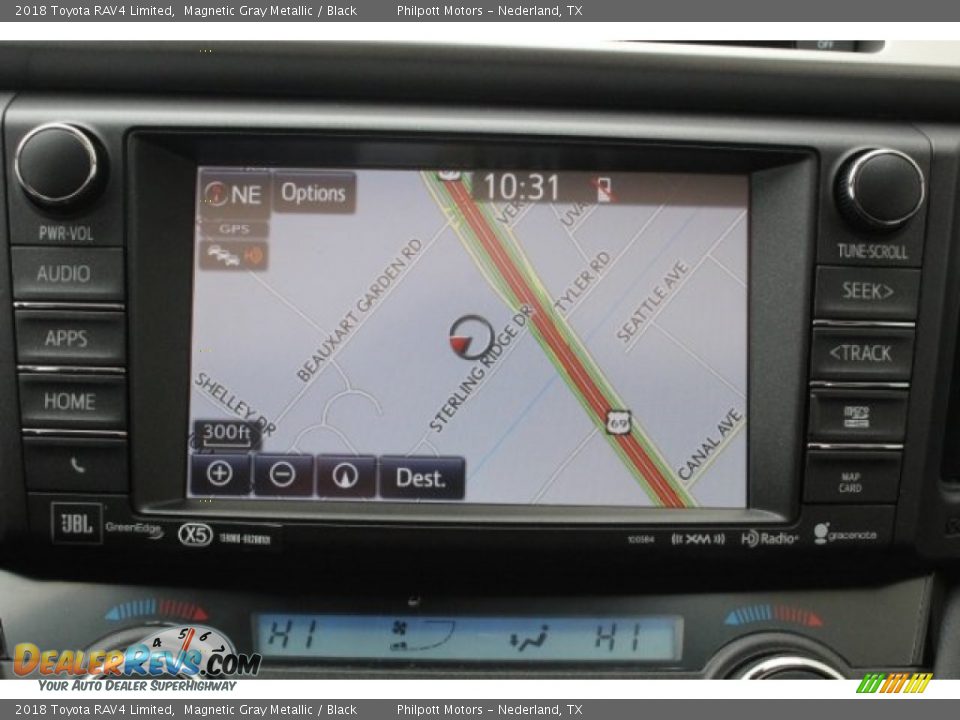 2018 Toyota RAV4 Limited Magnetic Gray Metallic / Black Photo #17