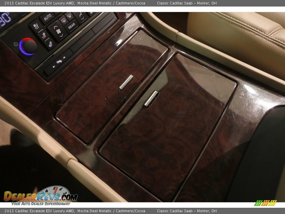 2013 Cadillac Escalade ESV Luxury AWD Mocha Steel Metallic / Cashmere/Cocoa Photo #19
