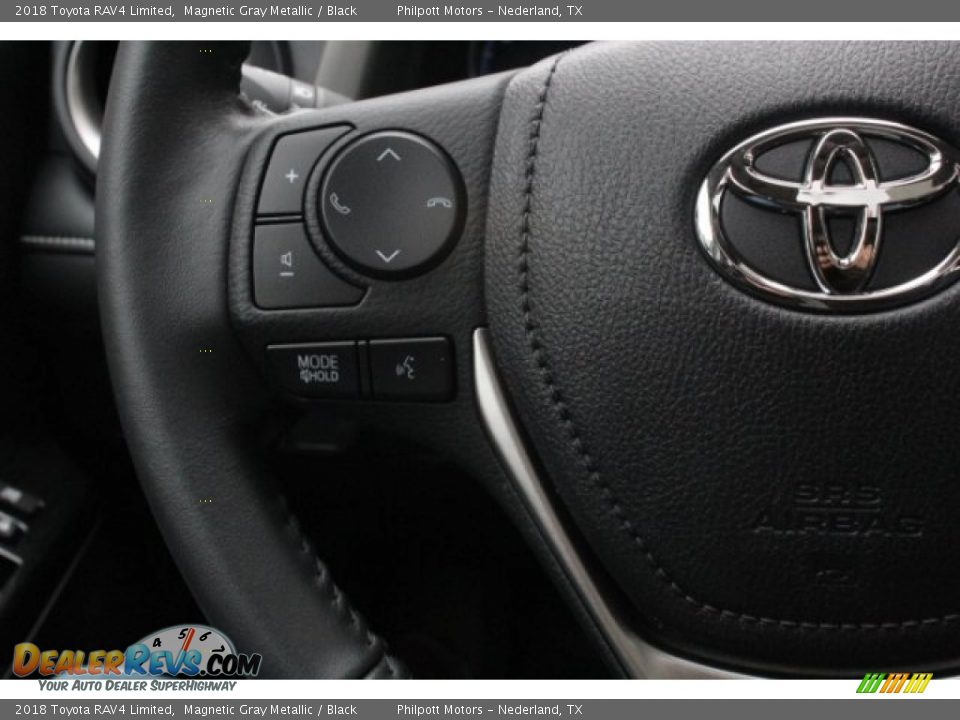 2018 Toyota RAV4 Limited Magnetic Gray Metallic / Black Photo #19