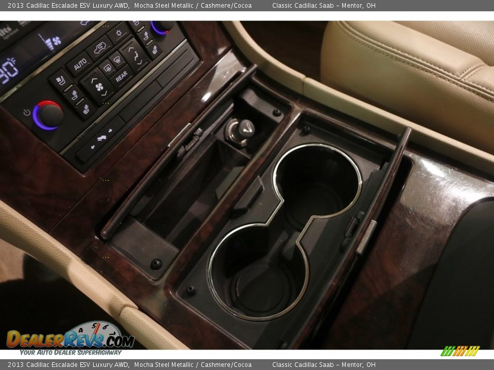 2013 Cadillac Escalade ESV Luxury AWD Mocha Steel Metallic / Cashmere/Cocoa Photo #20