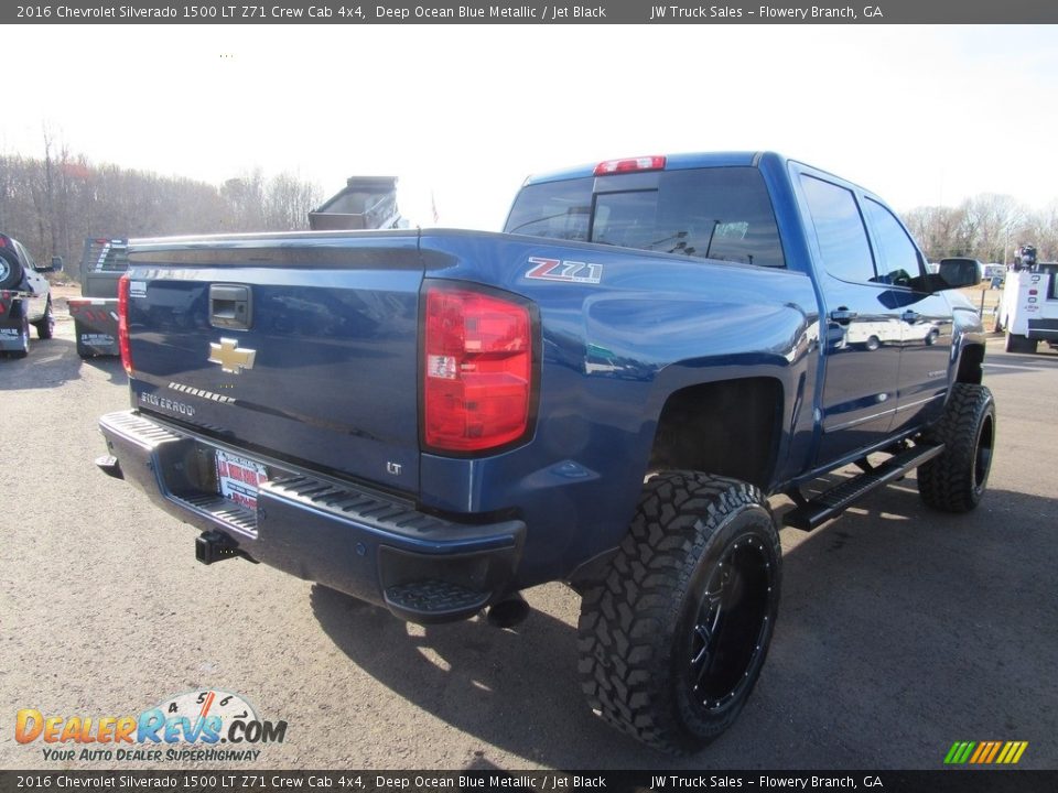 2016 Chevrolet Silverado 1500 LT Z71 Crew Cab 4x4 Deep Ocean Blue Metallic / Jet Black Photo #5
