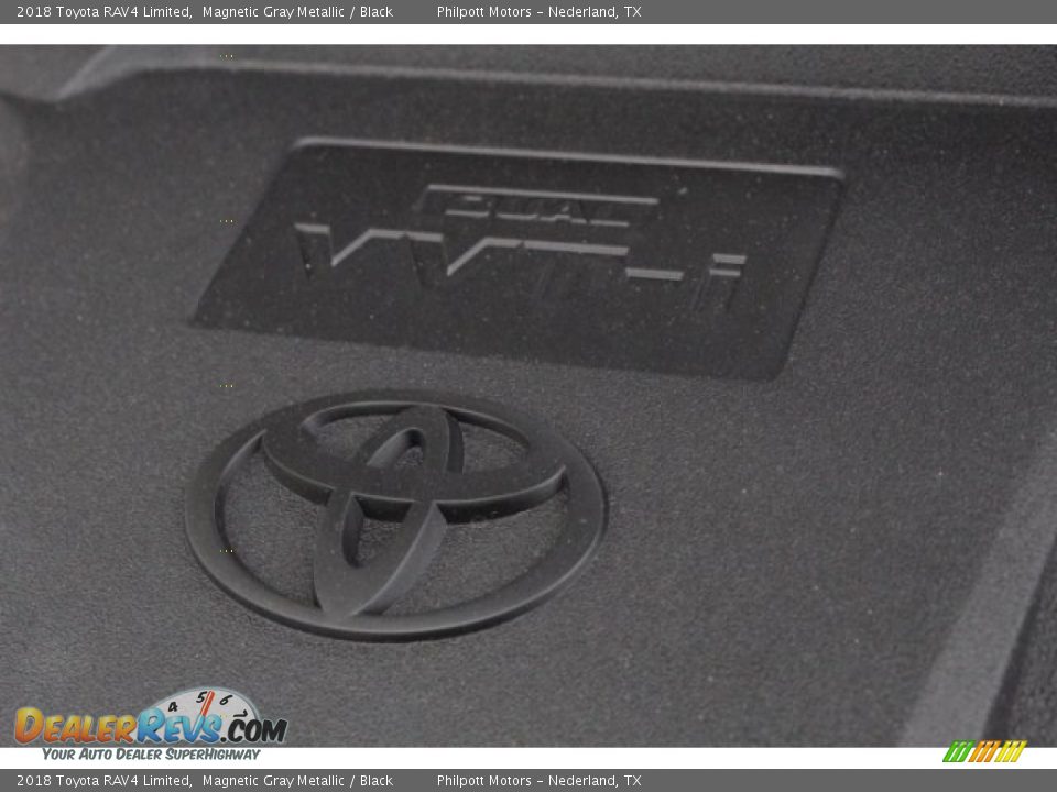2018 Toyota RAV4 Limited Magnetic Gray Metallic / Black Photo #34