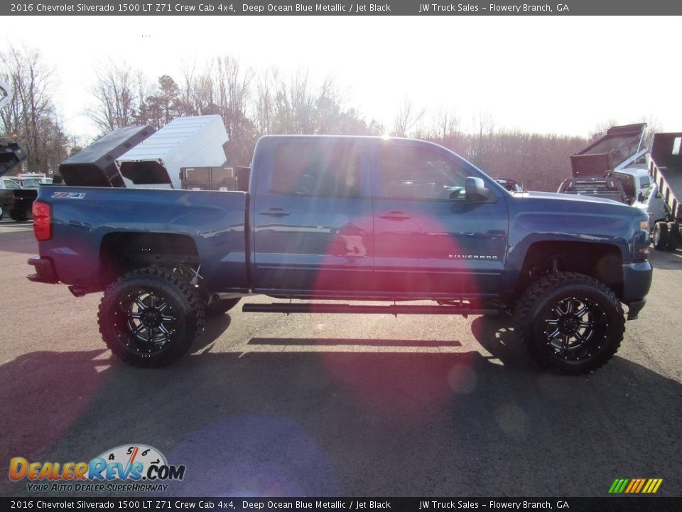 2016 Chevrolet Silverado 1500 LT Z71 Crew Cab 4x4 Deep Ocean Blue Metallic / Jet Black Photo #6