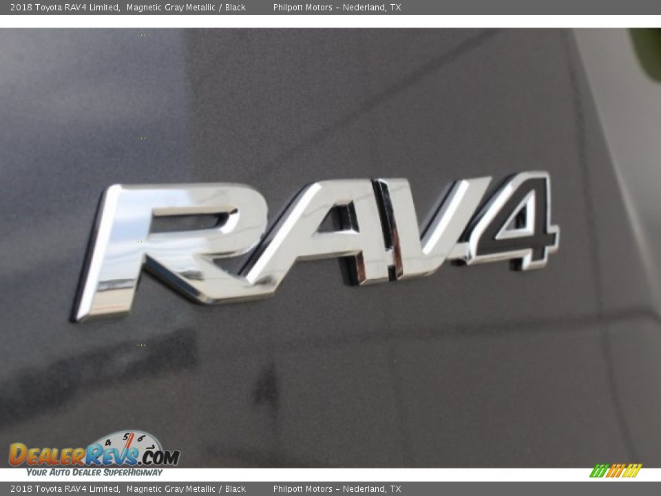 2018 Toyota RAV4 Limited Magnetic Gray Metallic / Black Photo #36