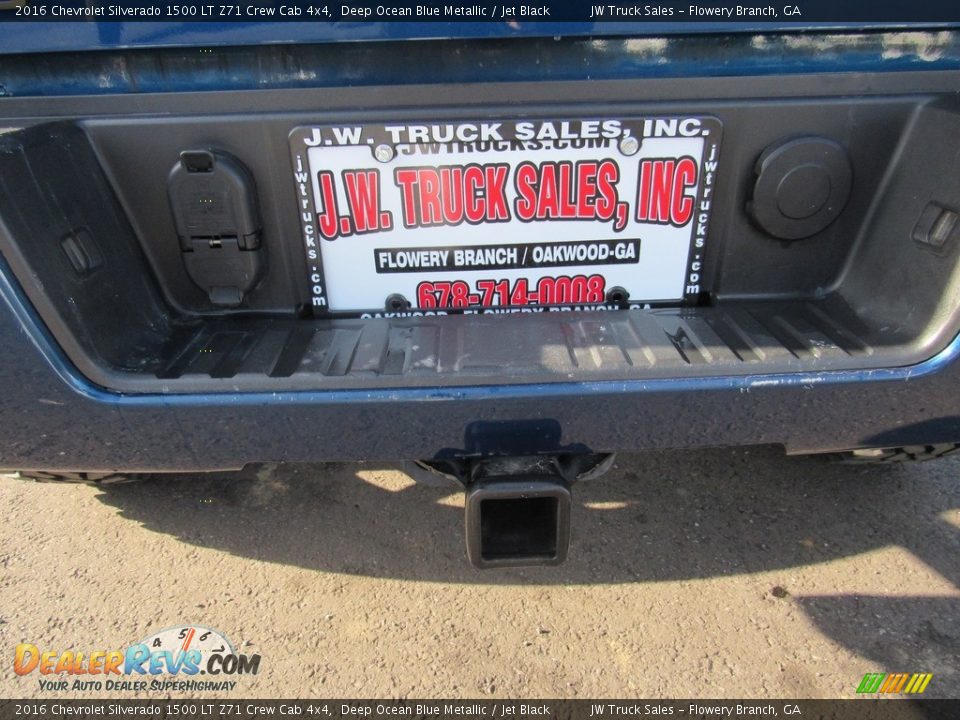 2016 Chevrolet Silverado 1500 LT Z71 Crew Cab 4x4 Deep Ocean Blue Metallic / Jet Black Photo #10