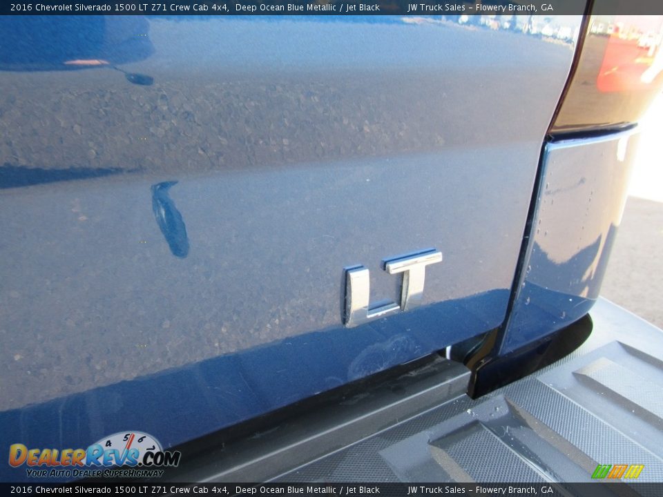 2016 Chevrolet Silverado 1500 LT Z71 Crew Cab 4x4 Deep Ocean Blue Metallic / Jet Black Photo #11