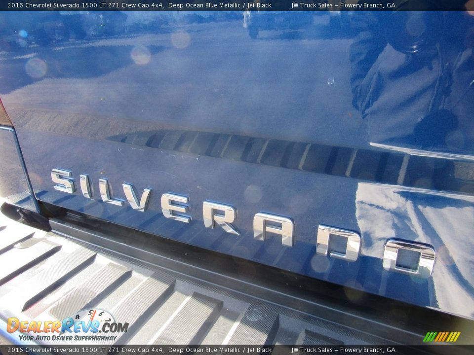 2016 Chevrolet Silverado 1500 LT Z71 Crew Cab 4x4 Deep Ocean Blue Metallic / Jet Black Photo #12