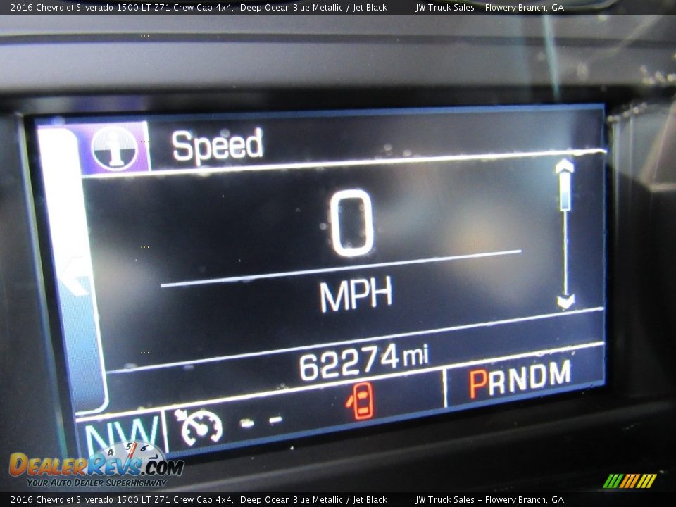 2016 Chevrolet Silverado 1500 LT Z71 Crew Cab 4x4 Deep Ocean Blue Metallic / Jet Black Photo #23