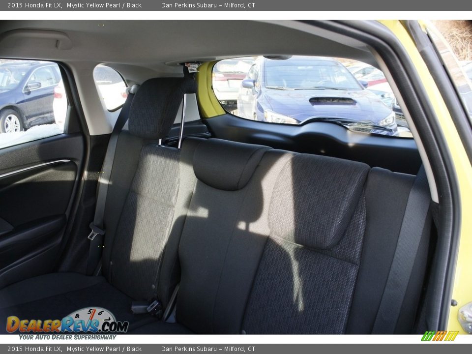 2015 Honda Fit LX Mystic Yellow Pearl / Black Photo #16