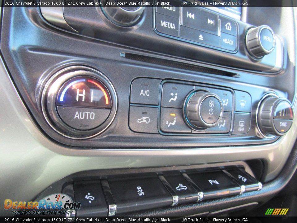 2016 Chevrolet Silverado 1500 LT Z71 Crew Cab 4x4 Deep Ocean Blue Metallic / Jet Black Photo #25