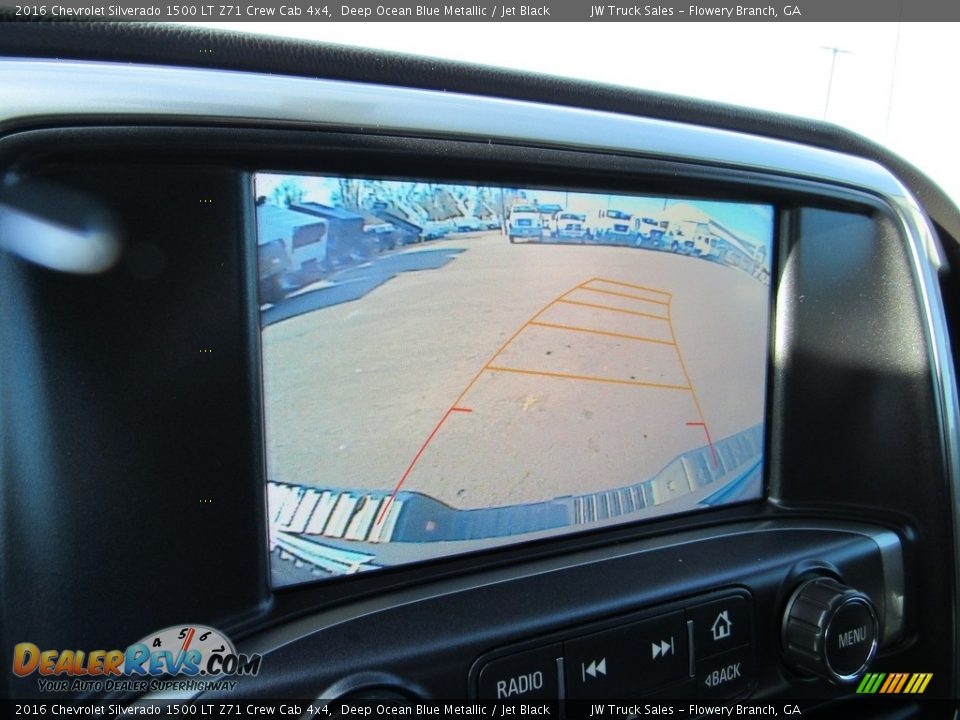 2016 Chevrolet Silverado 1500 LT Z71 Crew Cab 4x4 Deep Ocean Blue Metallic / Jet Black Photo #27